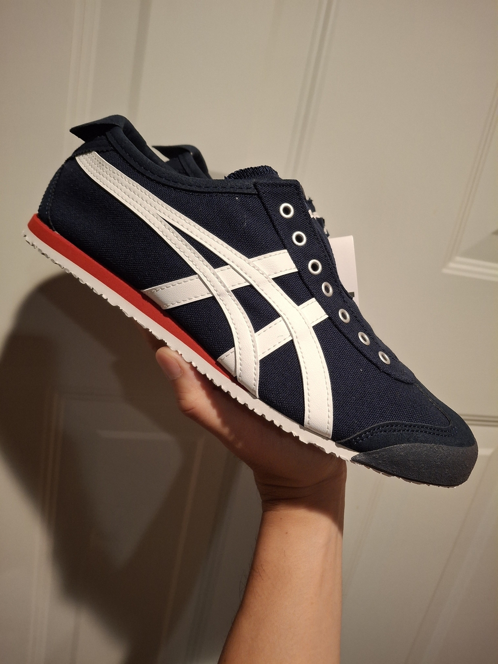 Onitsuka Tiger by Asics Mexico 66 Men’s Navy White Running Sneaker New In Box